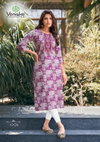 Charming Vol 1 By Vaniska Rayon Foil Printed Kurtis Wholesale Price In Surat
